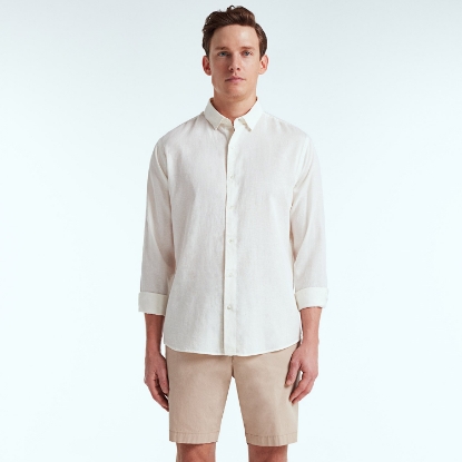 TECH LINEN SHIRT ECRU