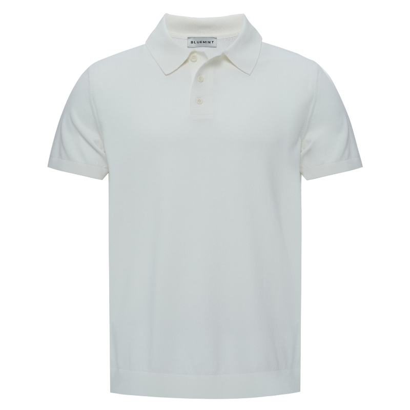 Bluemint | Chevon white polo shirts