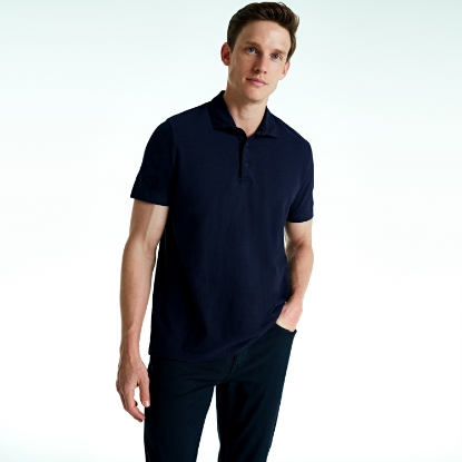 COOL TOUCH COTTON POLO SHIRT DARK NAVY