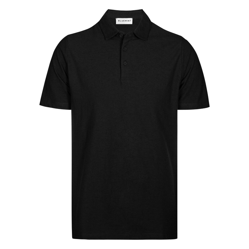 COOL TOUCH COTTON POLO SHIRT BLACK