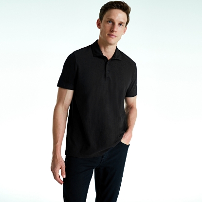 COOL TOUCH COTTON POLO SHIRT BLACK