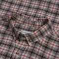 MALCOLM CRINCKLED BROWN CHECKED