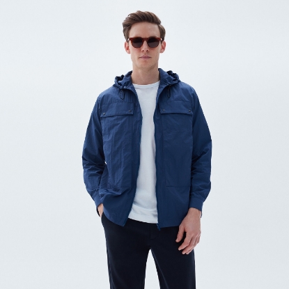 BM RAINCOAT INDIGO