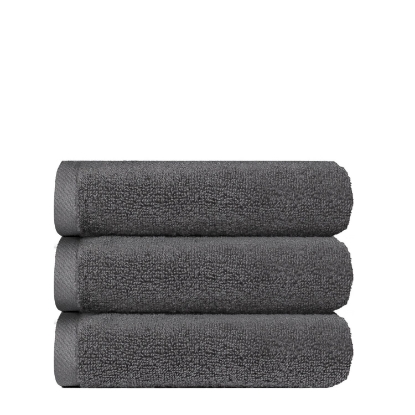 BM WASH TOWEL SET DARK GREY		