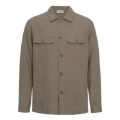 LINEN OVERSHIRT STONE