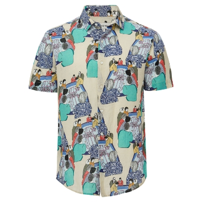 LUCA SHORT SLEEVE PRINTED FULL ACE