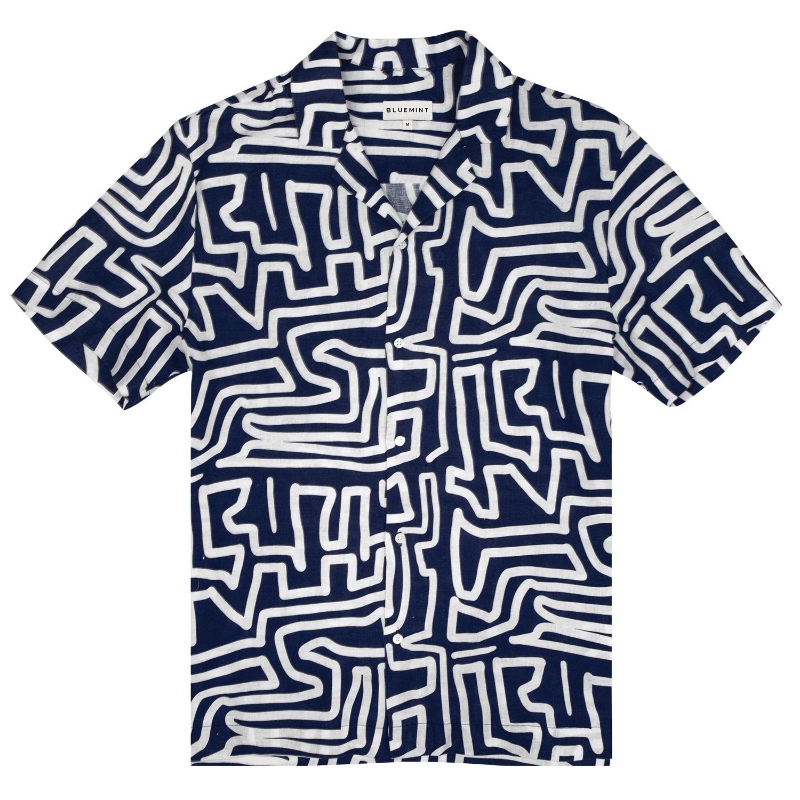 MARS PRINTED NAVY MAZE