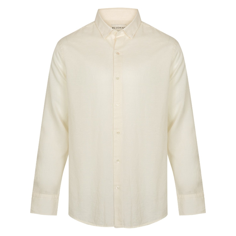 TECH LINEN SHIRT ECRU