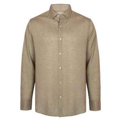 TECH LINEN SHIRT MOCHA