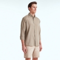 TECH LINEN SHIRT MOCHA