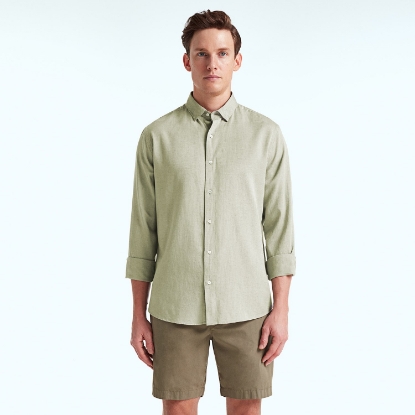 TECH LINEN SHIRT SAGE