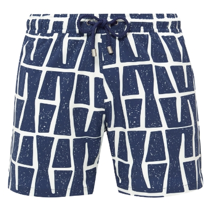 ARTHUS STRETCH NAVY BRICKS