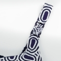 NORA PRINTED NAVY DIAMOND