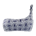 NORA PRINTED NAVY DIAMOND