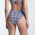 FELICIA PRINTED NAVY DIAMOND