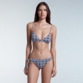ALESSIA PRINTED NAVY DIAMOND