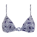 ALESSIA PRINTED NAVY DIAMOND